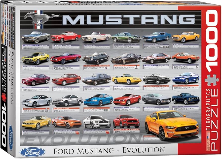 50 Years of Mustang 1000pc - Eurographics