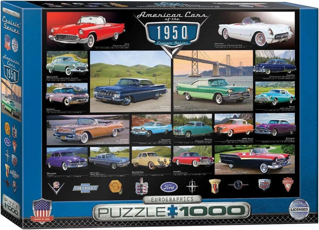 CRUISIN CLASSICS 1950s 1000pc - Eurographics