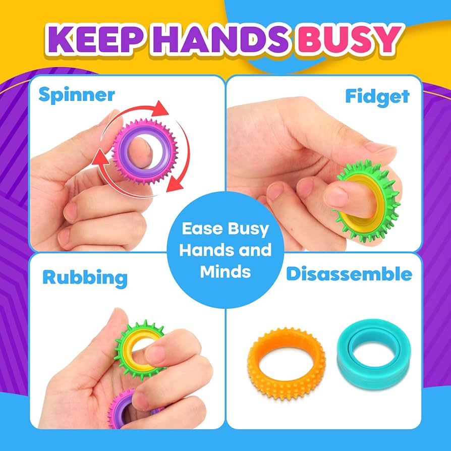 Silicone Rotating Fidget Ring