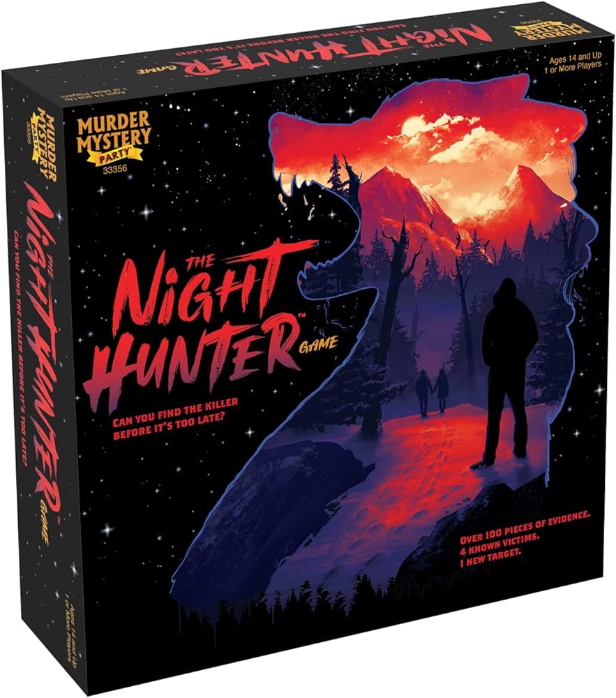 The Night Hunter Game - Murder Mystery Party Case Files