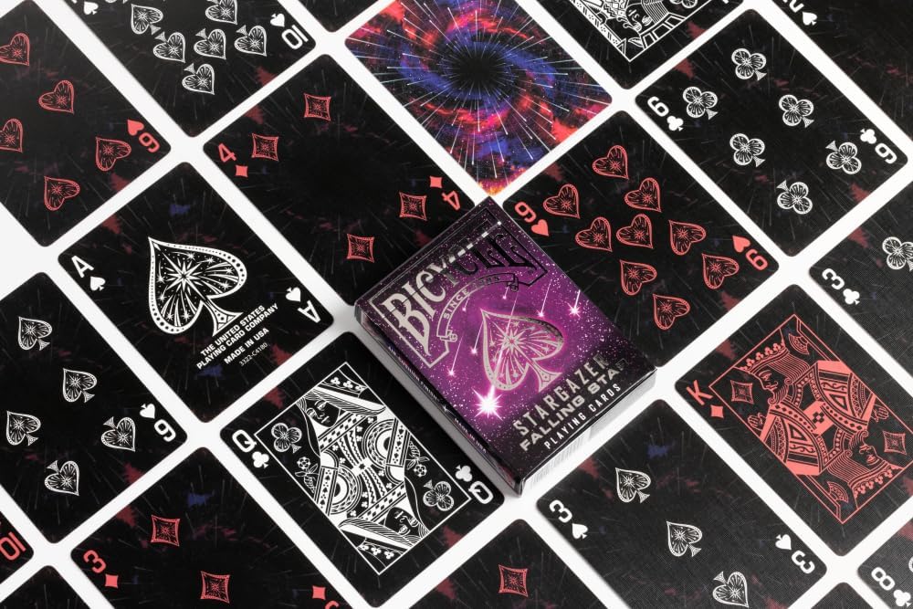Stargazer Falling Star - Bicycle Playing Cards