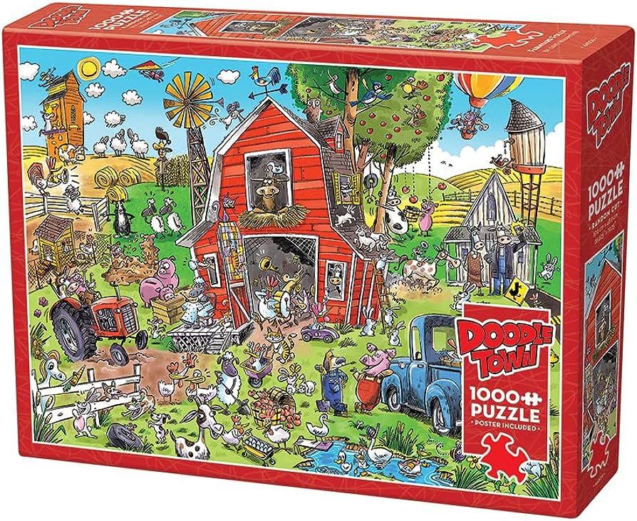 Farmyard Folly - Doodletown 1000pc