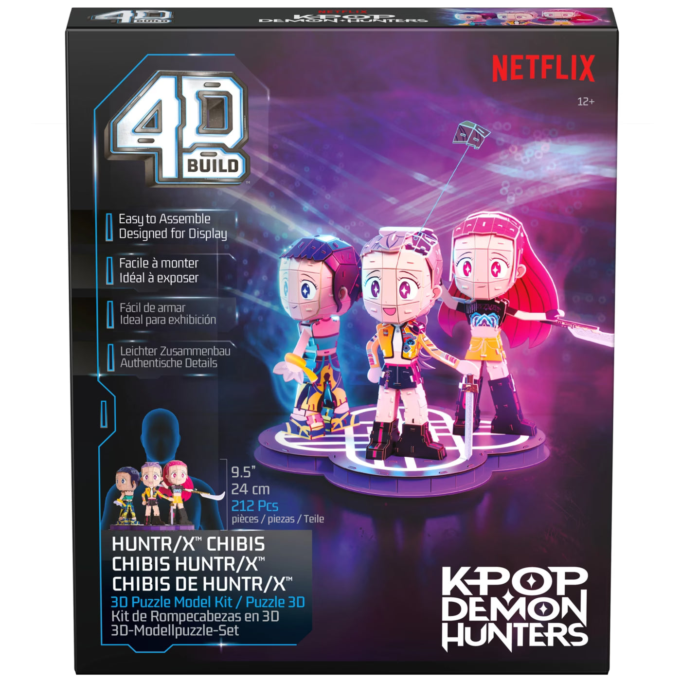 Huntrix Chibi KPop Demon Hunters  - 4D Build Huntr/x