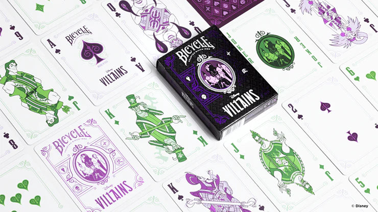 Disney Villains Purple - Bicycle Playing Cards