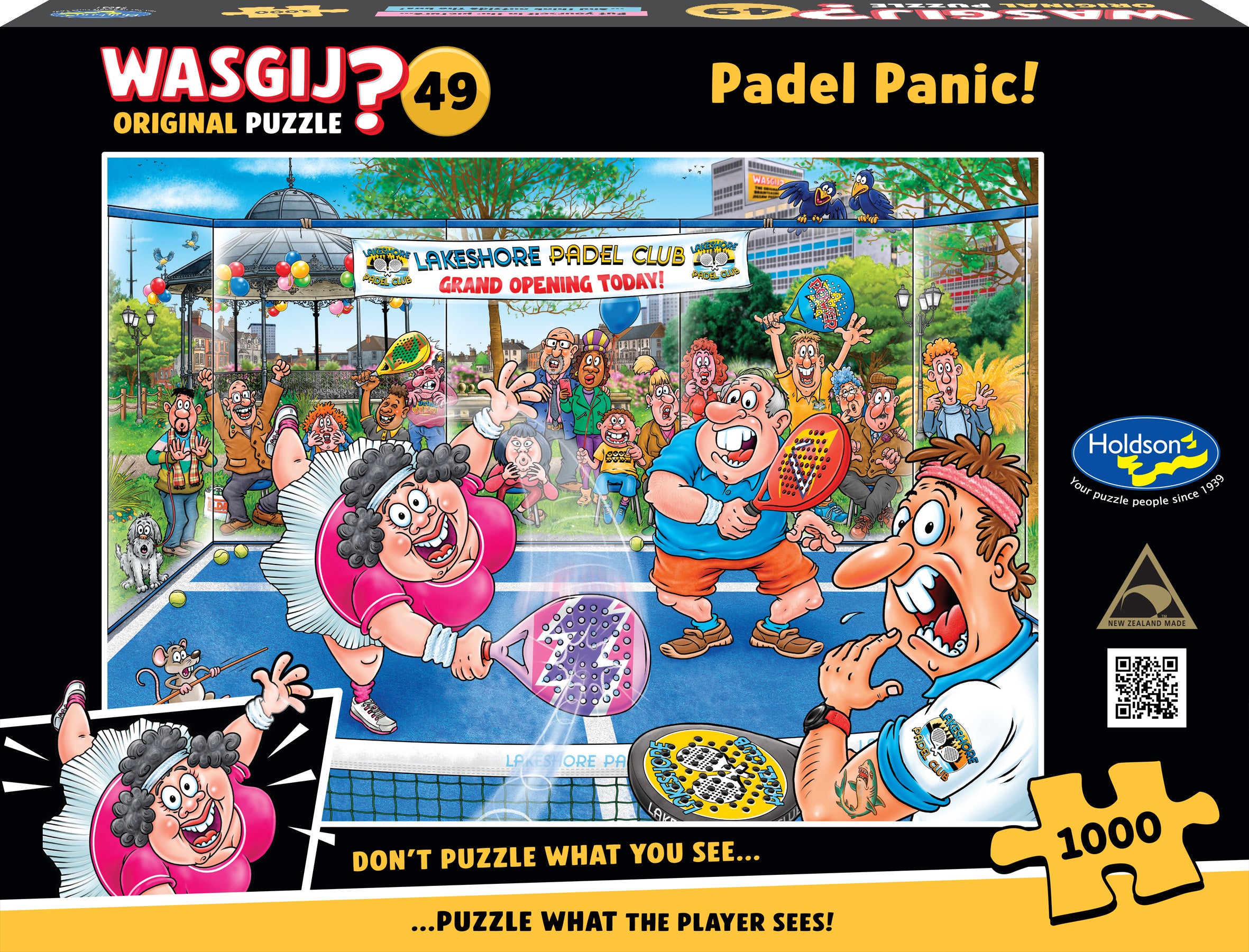 Wasgij Original 49 Padel Panic!  - 1000pc - Holdson