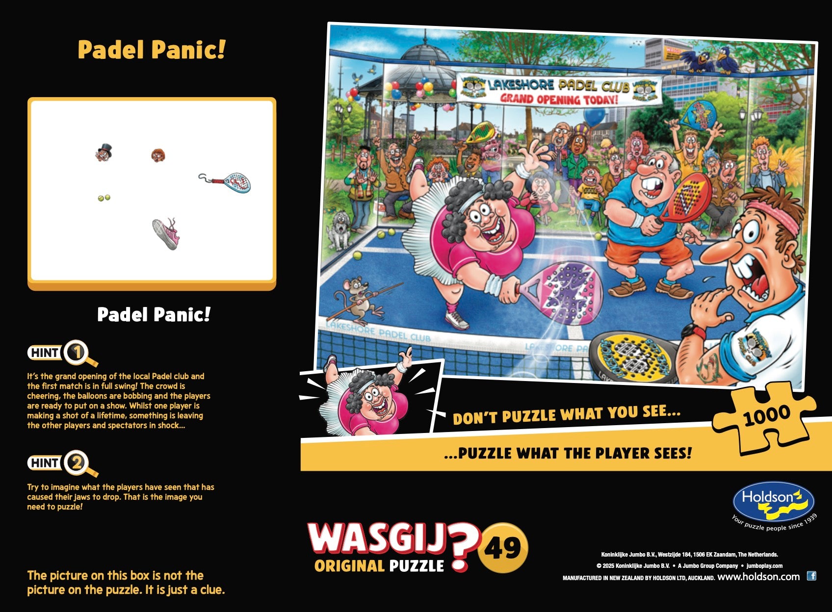 Wasgij Original 49 Padel Panic!  - 1000pc - Holdson