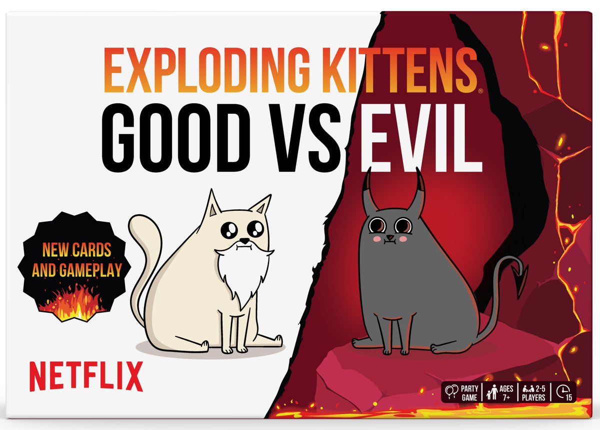 Exploding Kittens - Good vs Evil Games World South Australia Exploding Kittens - Good vs Evil Games World South Australia