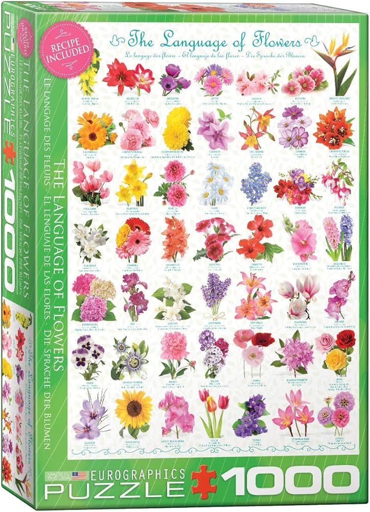 Language of Flowers 1000pc - Eurographics
