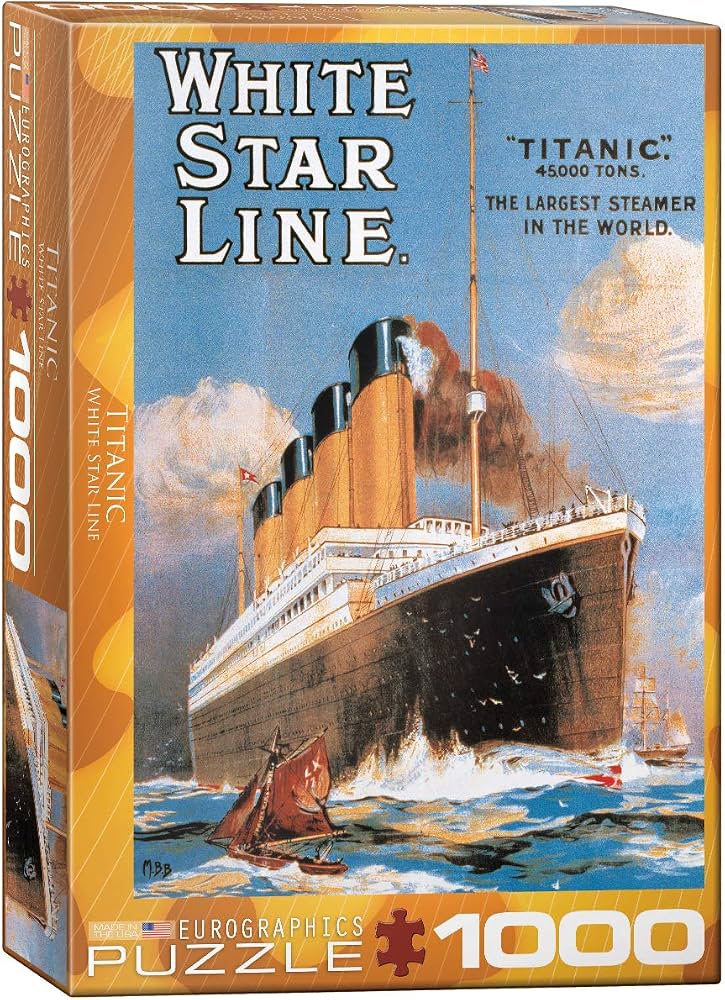 TITANIC WHITE STAR LINE 1000pc