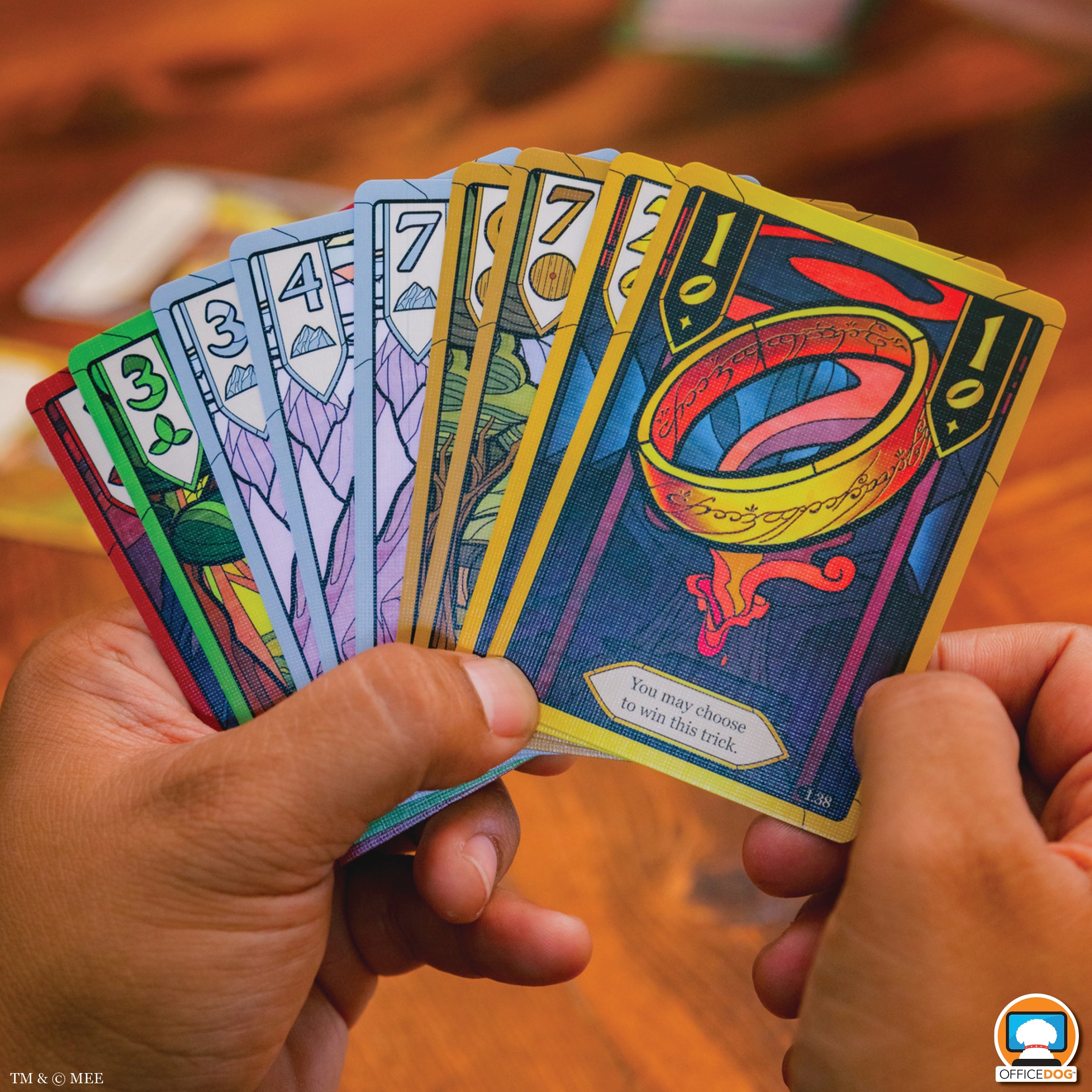 LOTR The Fellowship of the Ring Trick Taking Game