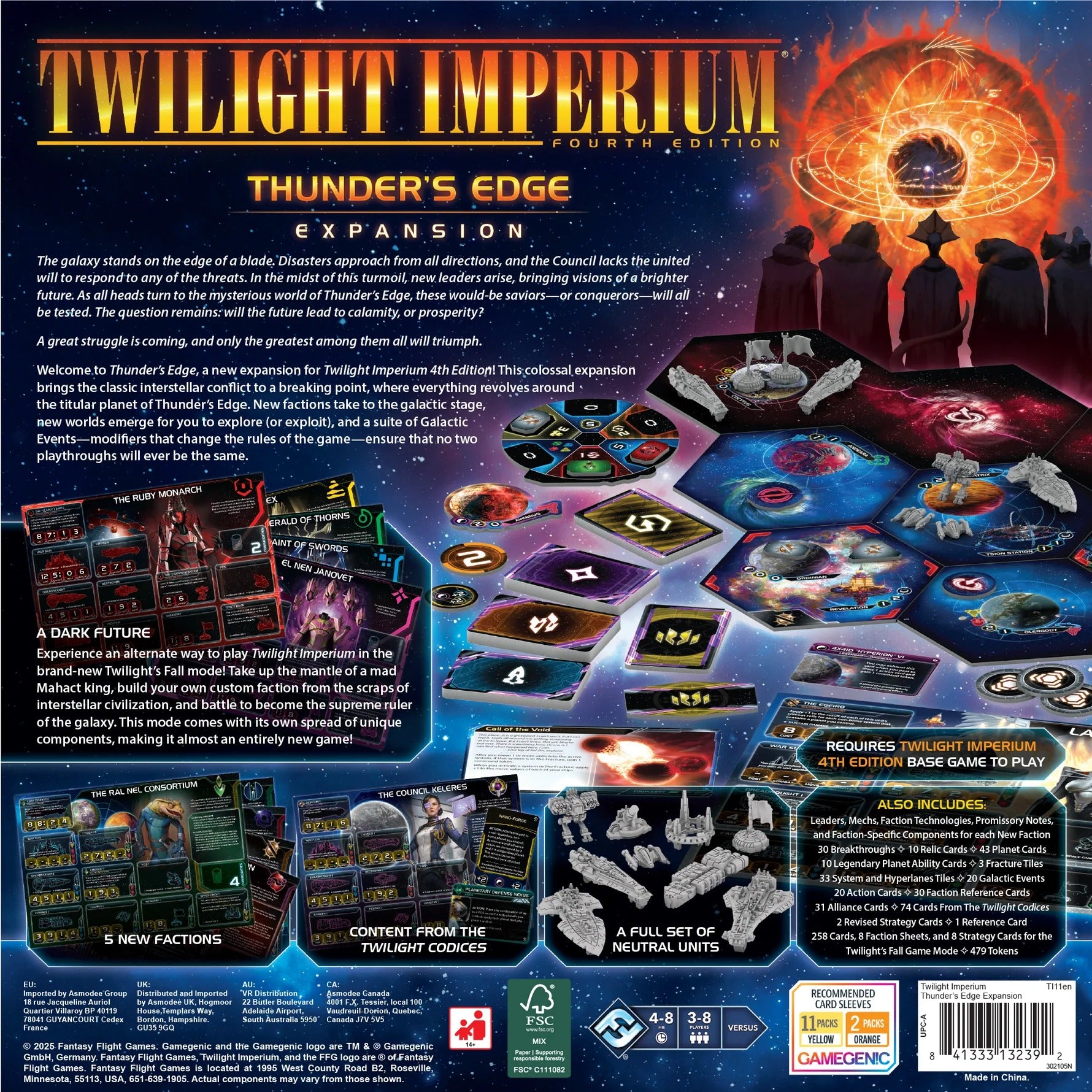 Thunder's Edge Expansion - Twilight Imperium