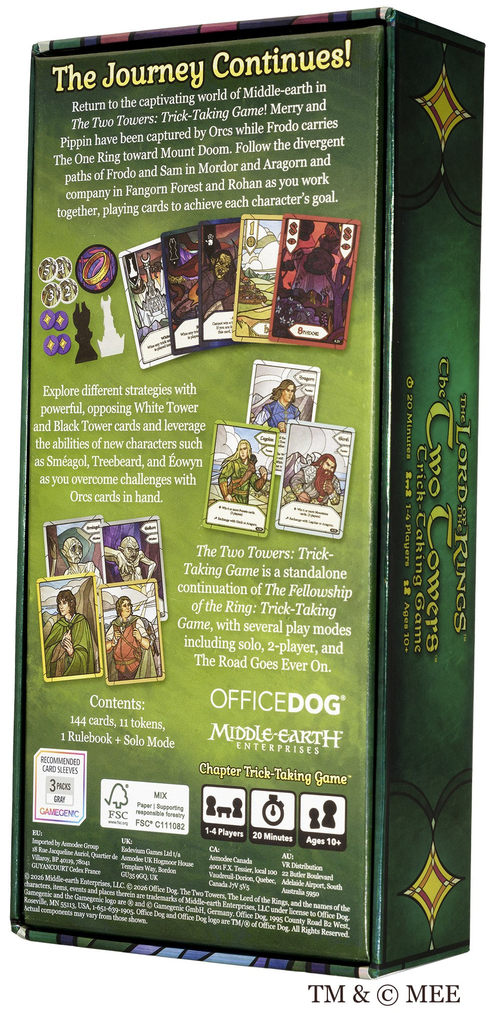LOTR The Two Towers Trick Taking Game