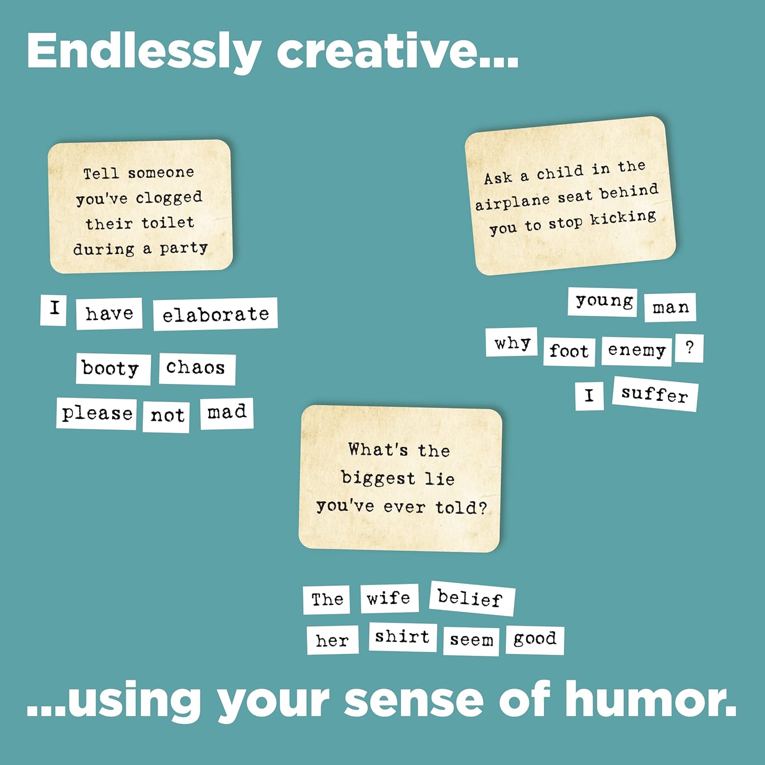 Ransom Notes: the ridiculous word magnet game