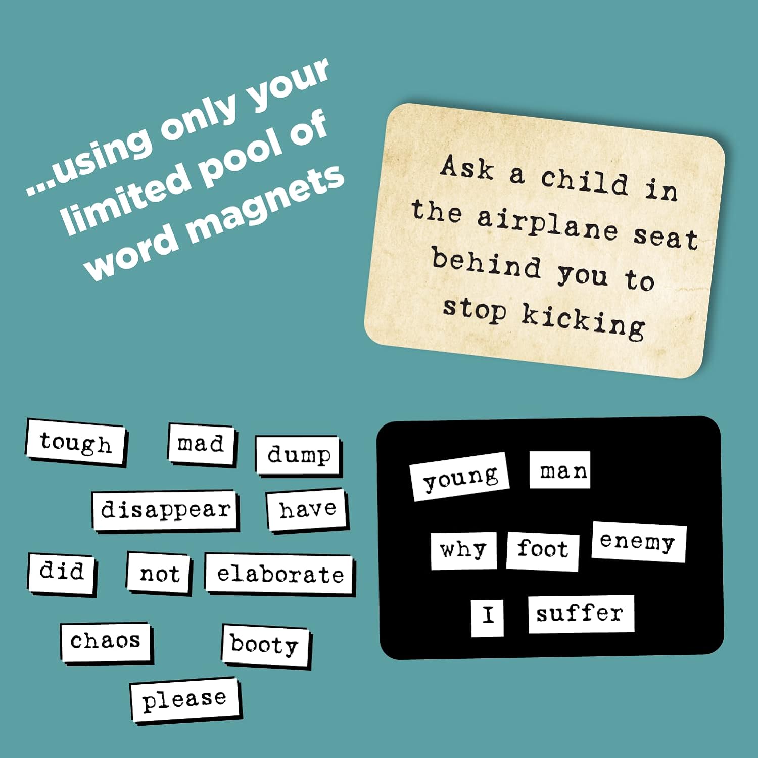 Ransom Notes: the ridiculous word magnet game