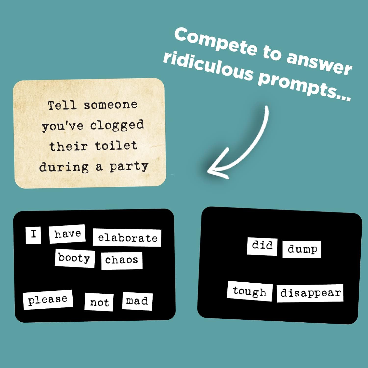 Ransom Notes: the ridiculous word magnet game