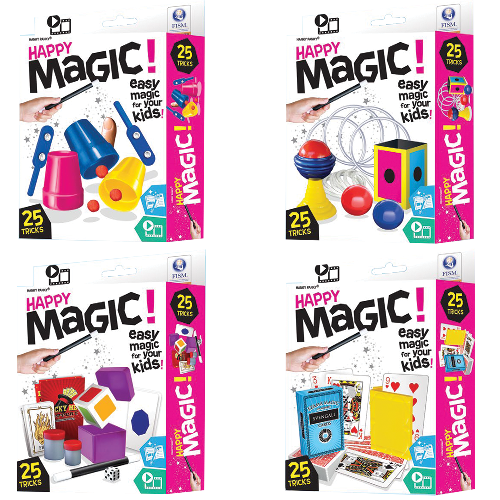 Happy Magic Set 25 Tricks Assorted