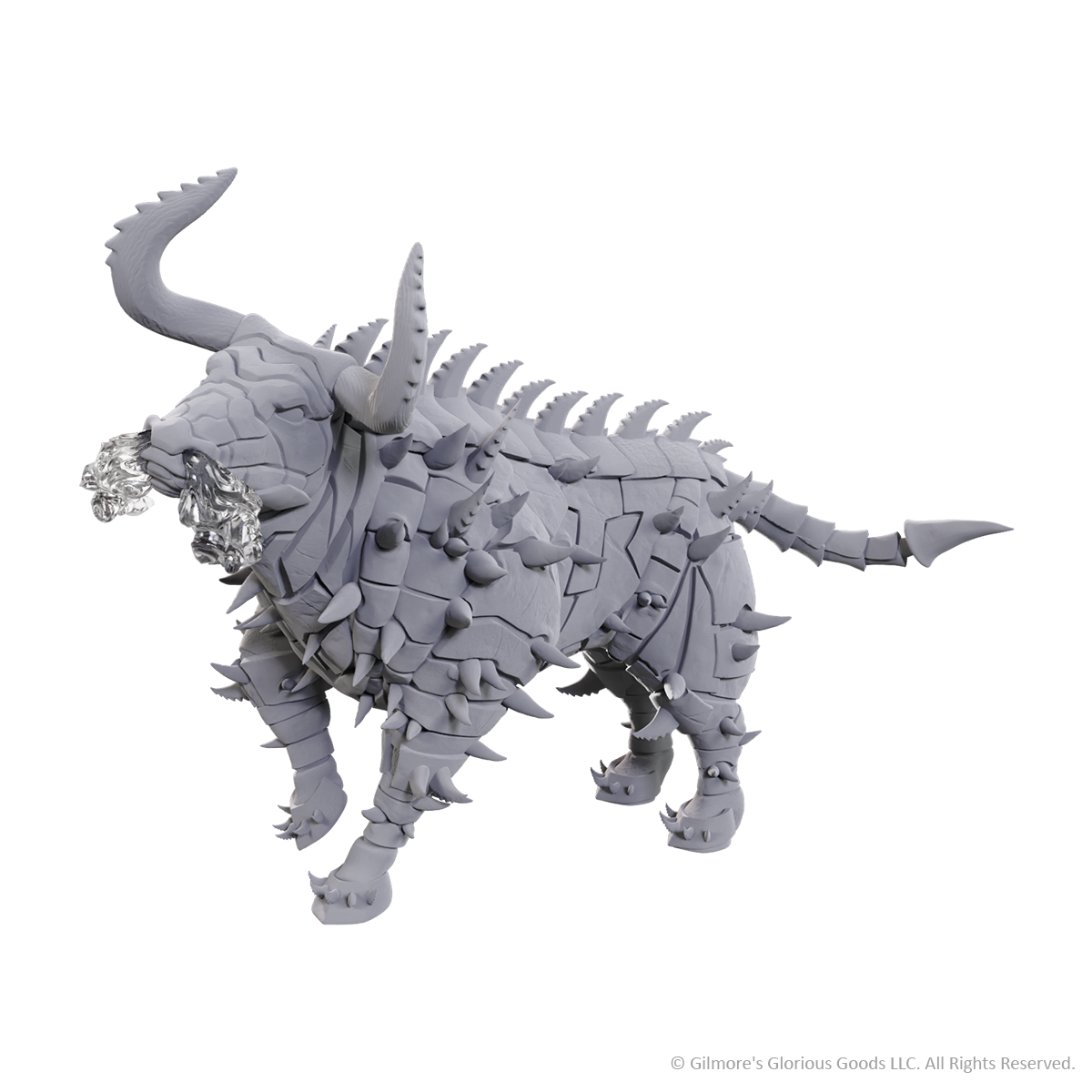 Miskath Gorgon - Critical Role Unpainted Minis