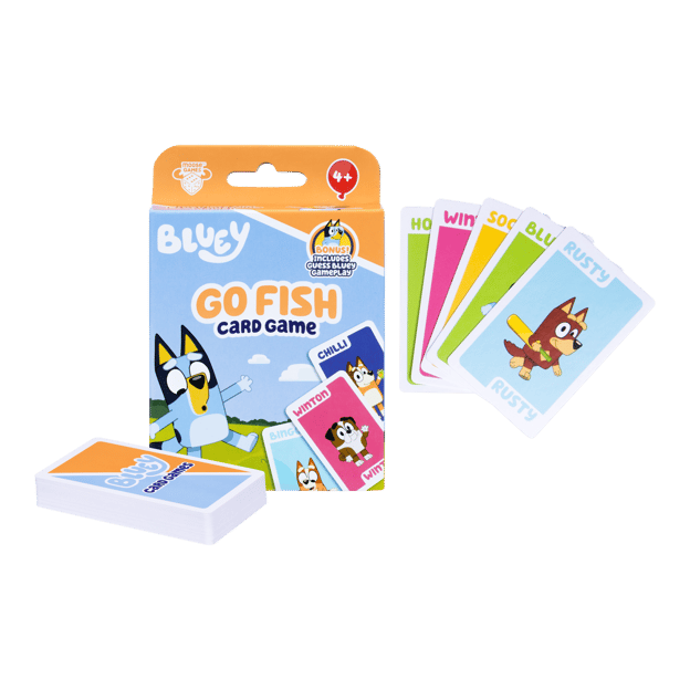 Bluey Go Fish Card Game