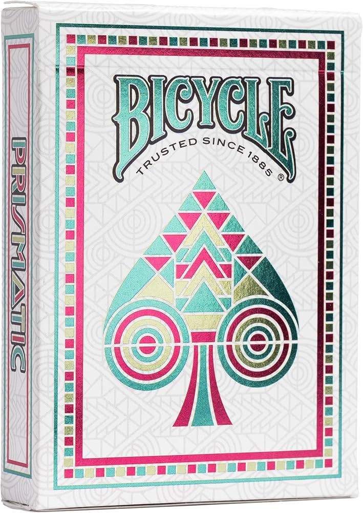 Prismatic Bicycle Poker Cards
