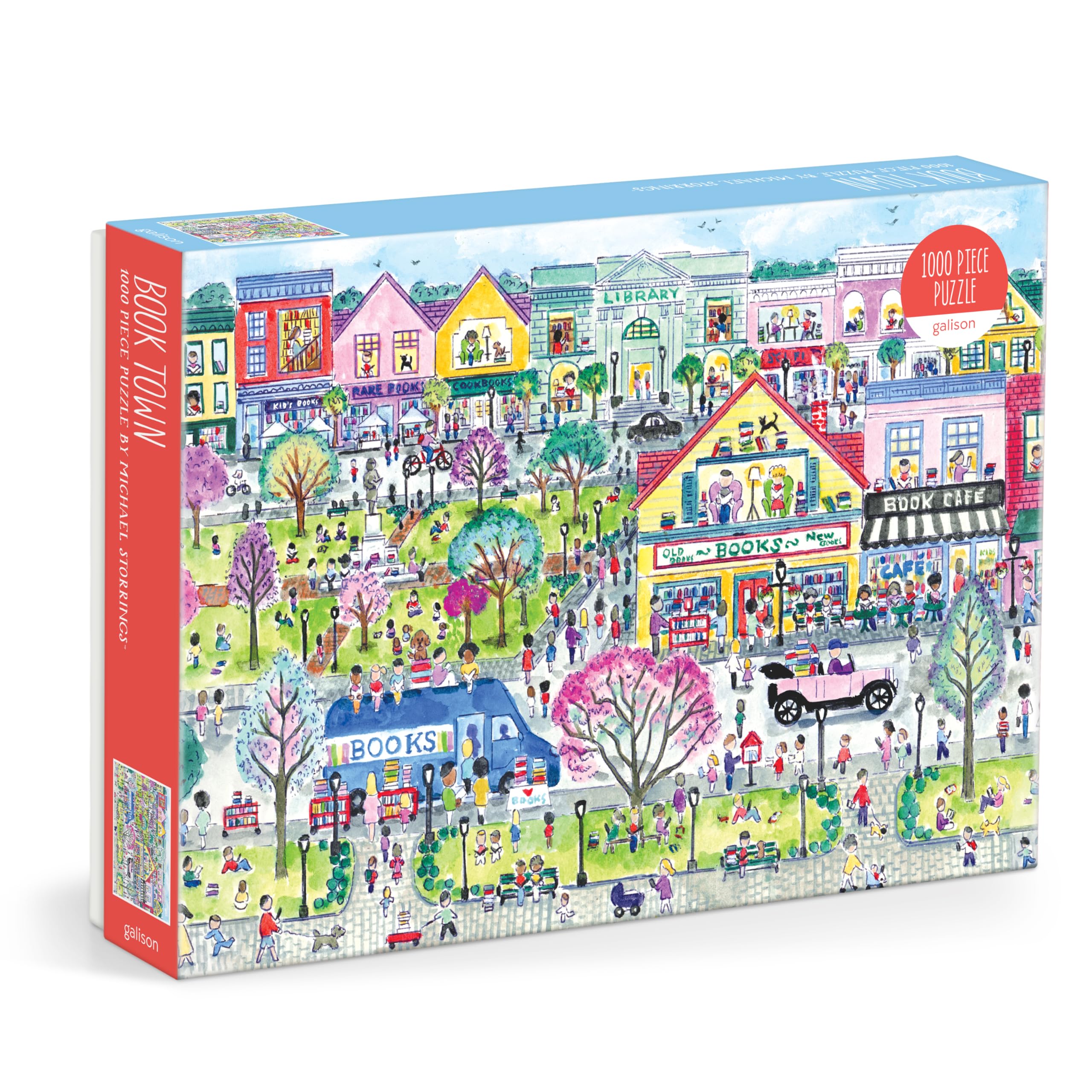 Book Town Michael Storrings - Puzzle 1000pc Galison