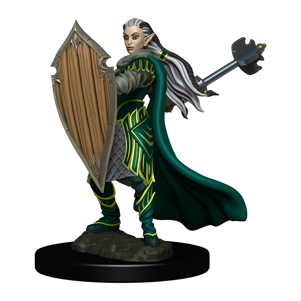 Elf Female Paladin - D&D Premium Painted Miniatures
