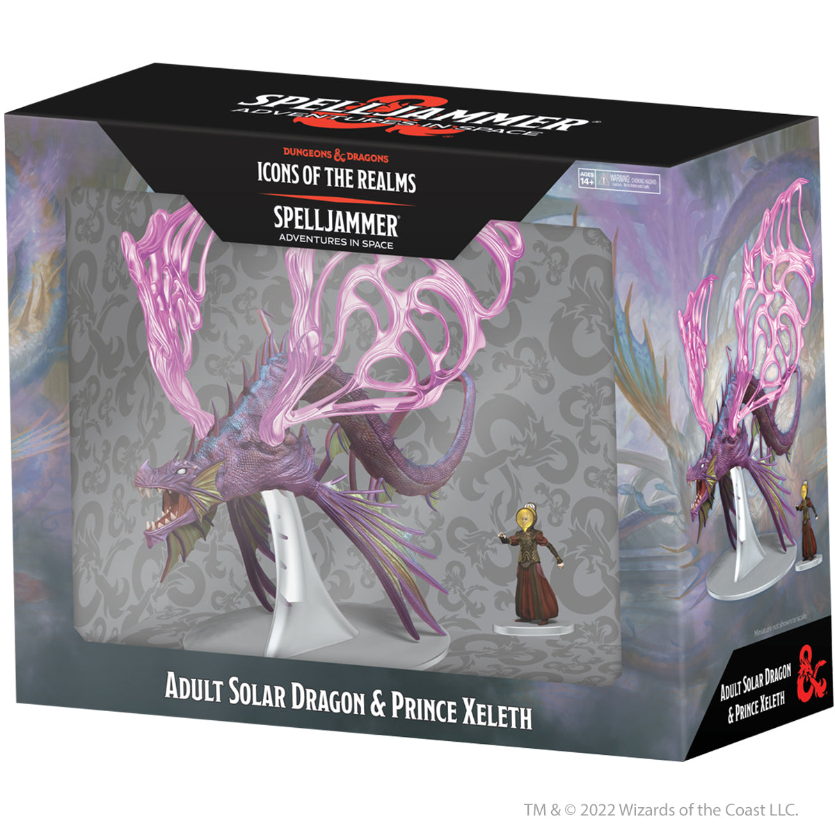 Space Adult Solar Dragon & Prince Xeleth -D&D Icons of the Realms Spelljammer Adventures in