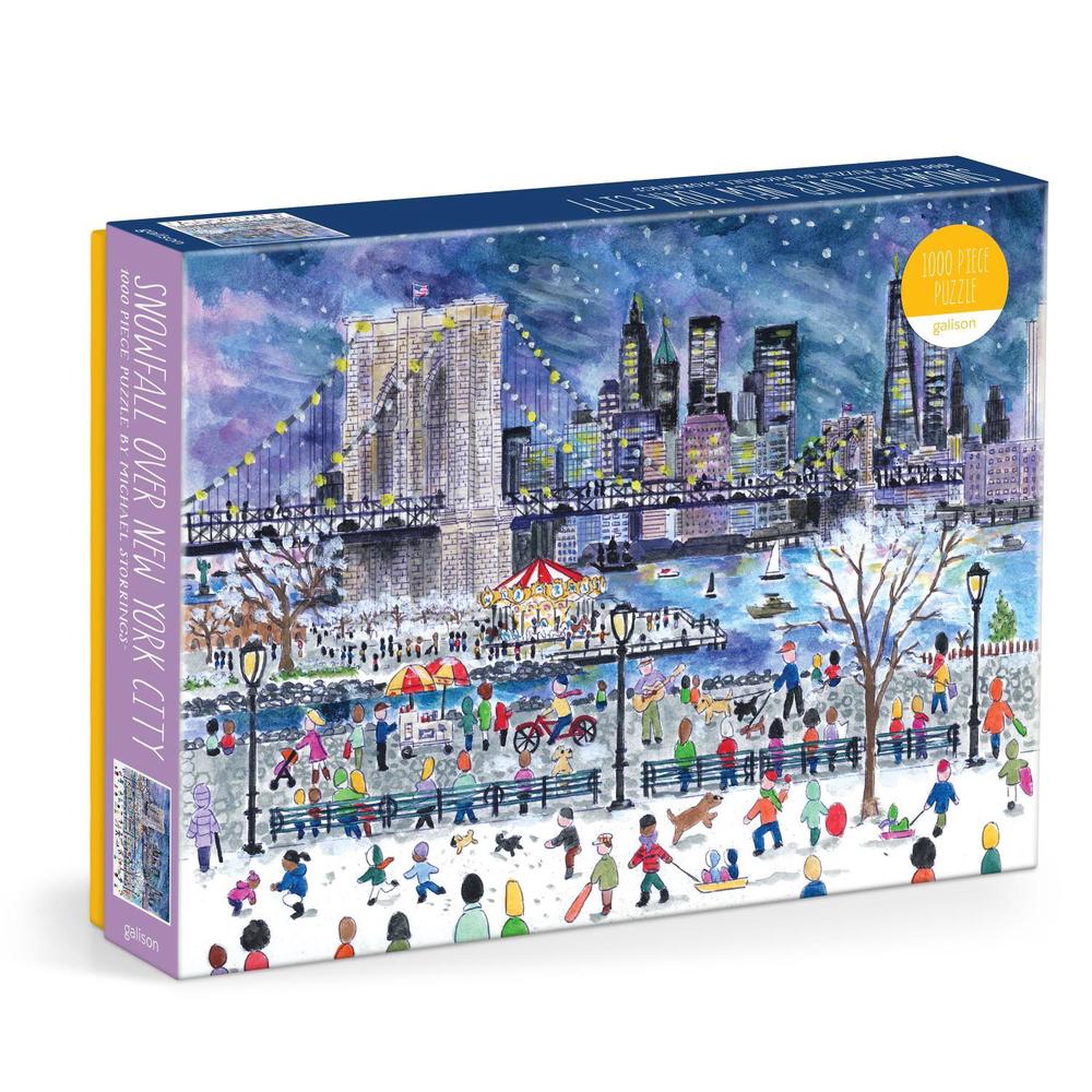 Michael Storrings NYC Snowfall - Puzzle 1000pc Galison