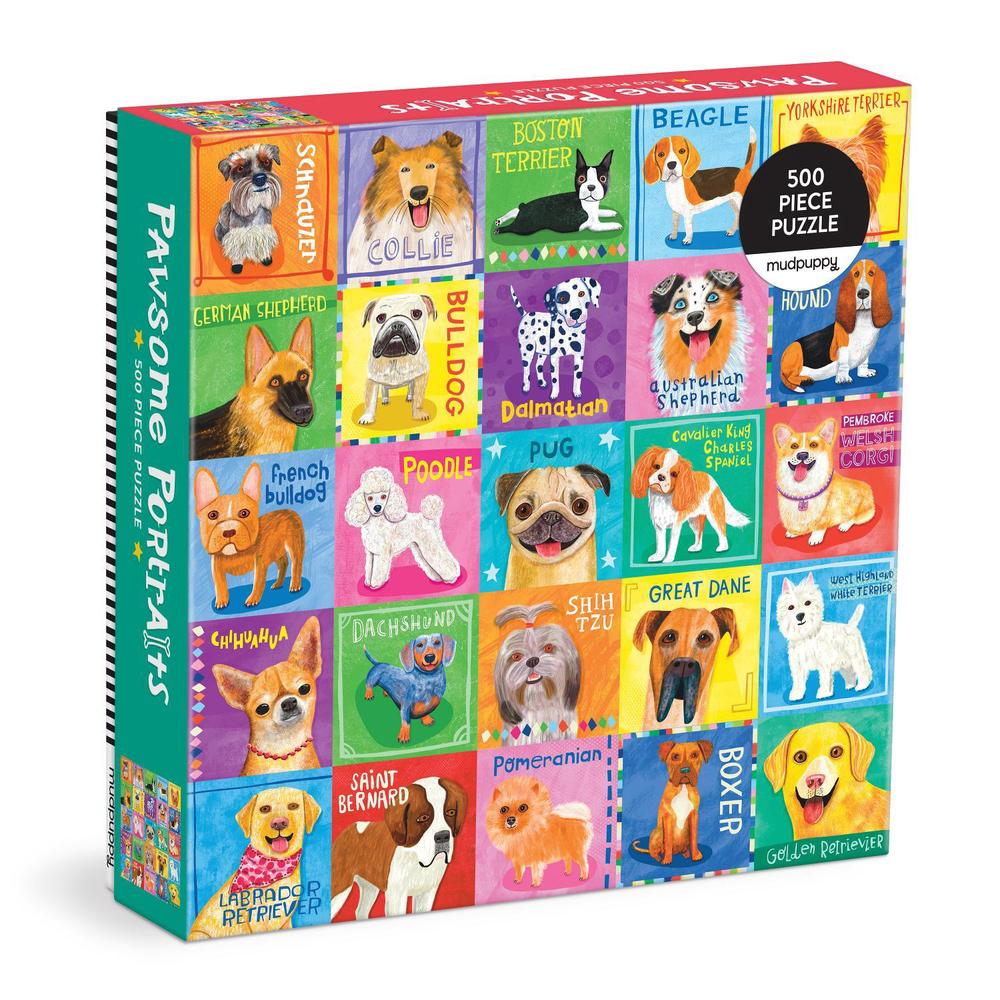 Pawsome Portraits - 500pc Galison