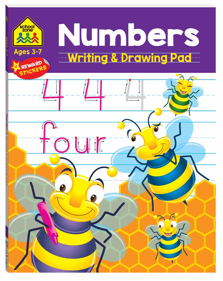 NUMBERS Writing and Drawing pad