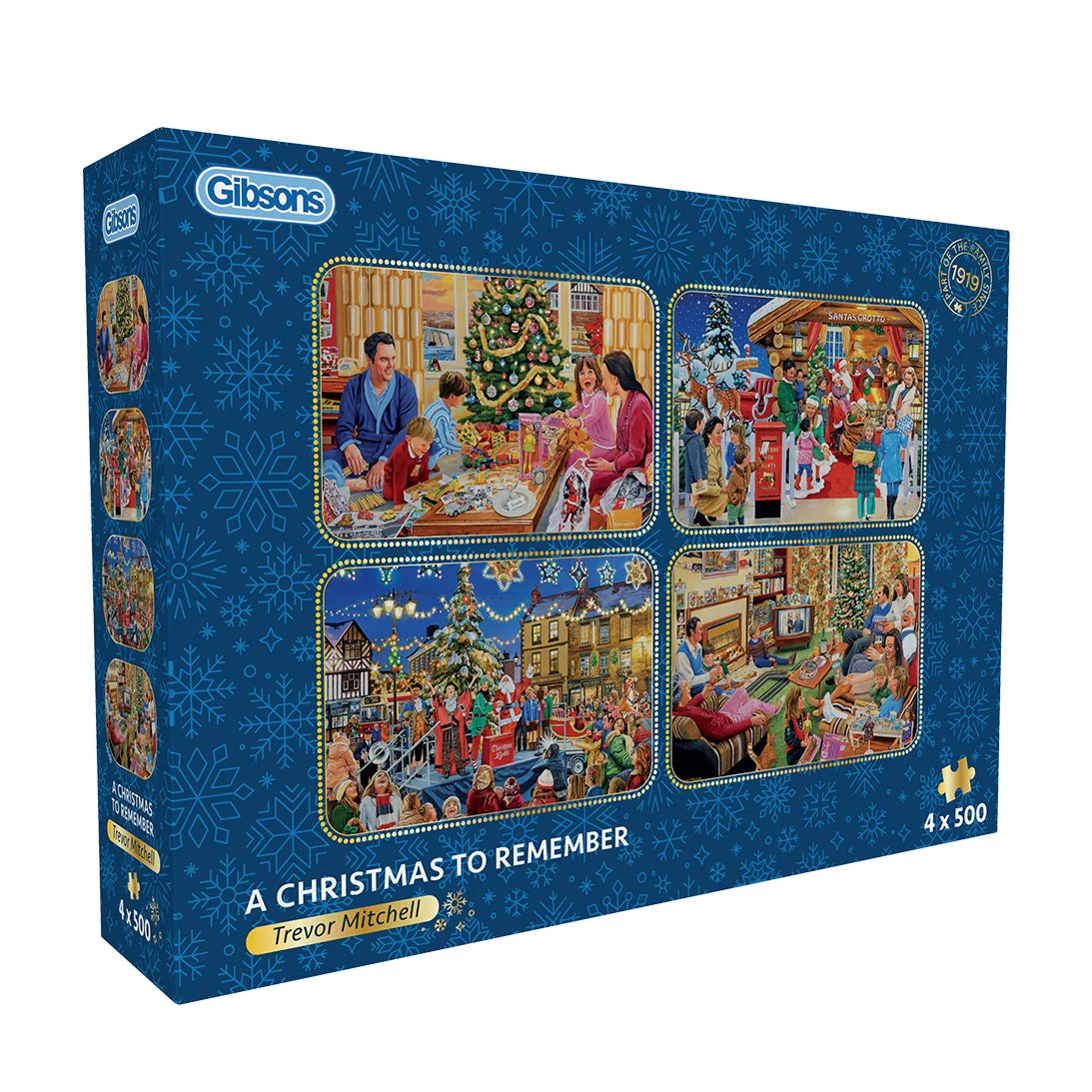 Christmas To Remember 4 X 500pc - Gibsons