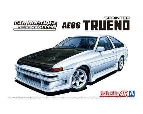 1:24 CAR BOUTIQUE CLUB AE86 TRUENO 85 TOYOTA
