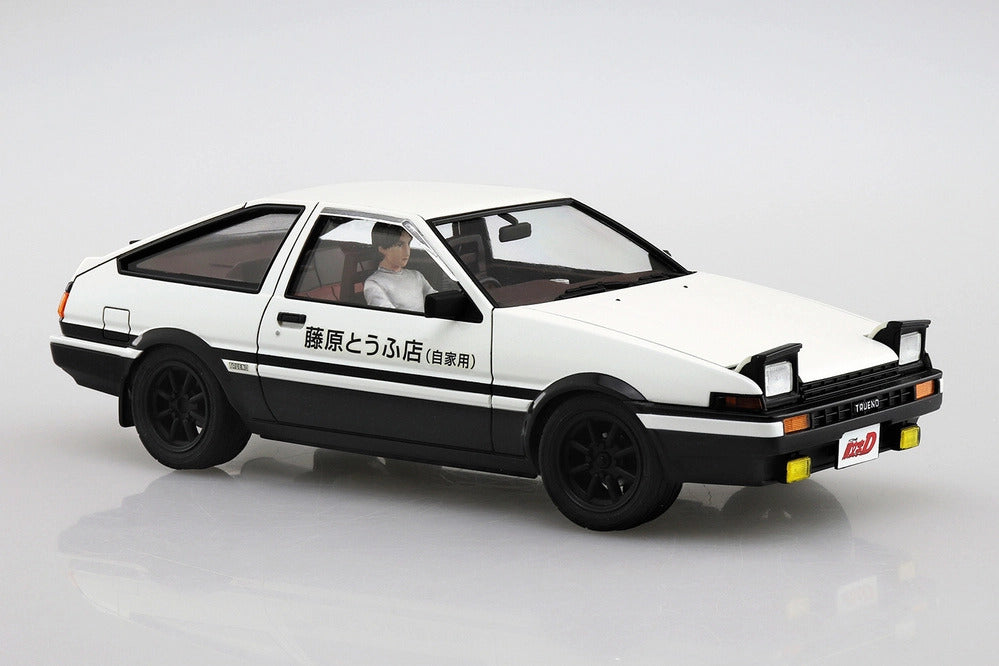 1:24 FUJIWARA TAKUMI AE86 TRUENO PROJECT-D Ver. with Figure