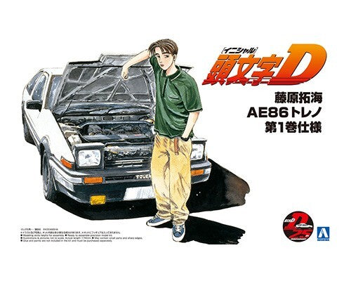 1:24 TAKUMI FUJIWARA 86 TRUENO COMICS VOL.1 VER. TOYOTA