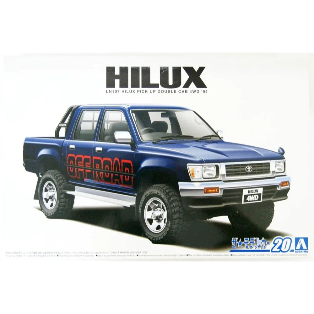 1/24 TOYOTA LN107 HILUX  PICK UP DOUBLE CAB 4WD 94