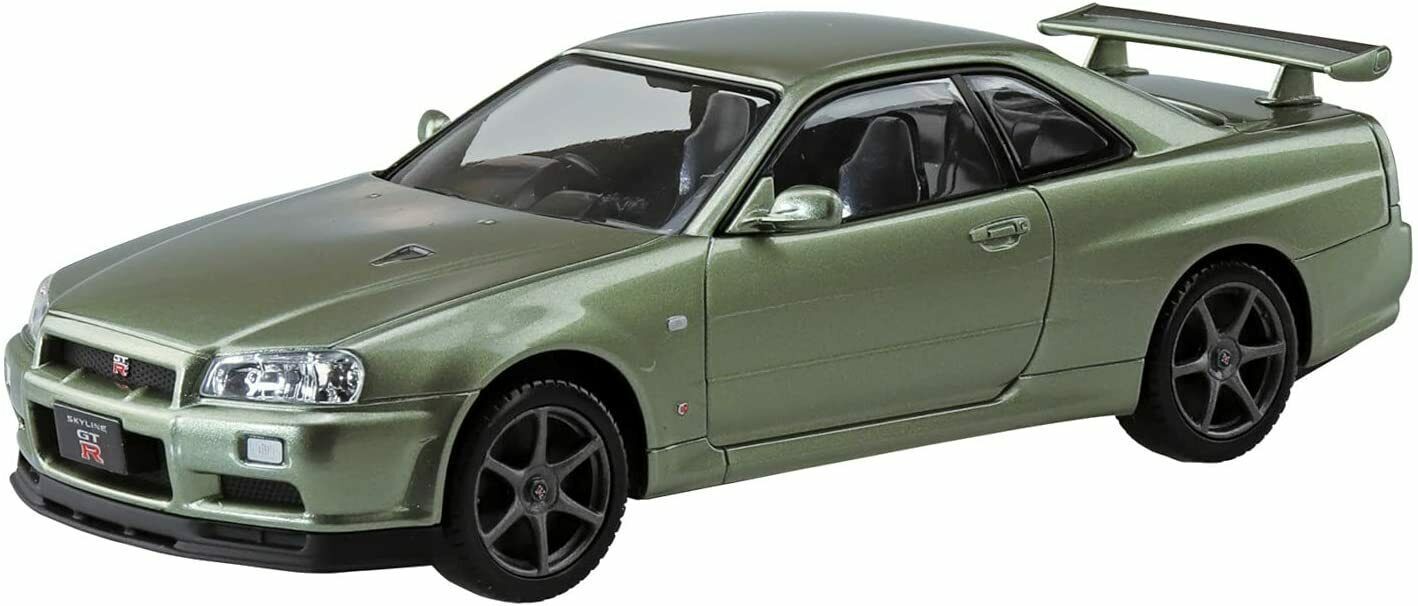 1/32 SNAP NISSAN R34  SKYLINE GT-R Nur (Millenium  Jade)