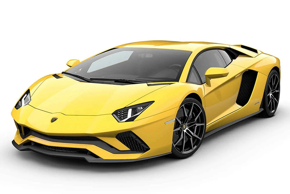 1/32  SNAP Pearl Yellow Lamborghini  Aventador S  + PaperCRAFT