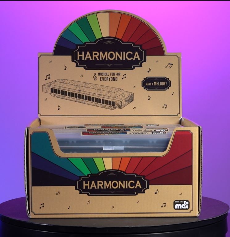 Play Harmonica - Assorted Colours - MDI
