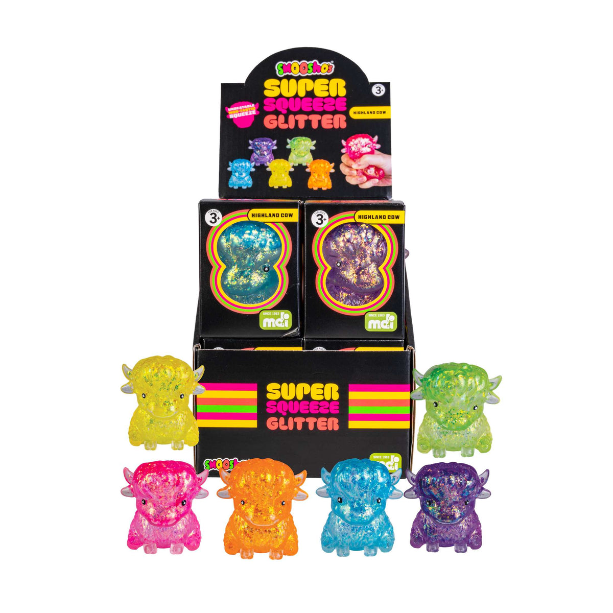 Highland Cow Smooshos Super Squeeze — Games World South Australia