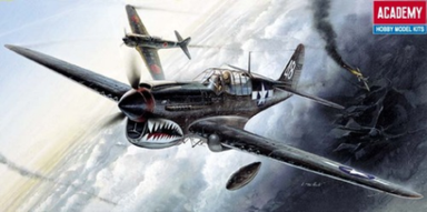 Academy 1/72 P-40M/N Warhawk Plastic  Model Kit *Aus Decals*