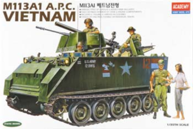 Academy 1/35 M113A1 Vietnam Version Plastic  Model Kit *Aus Decals*