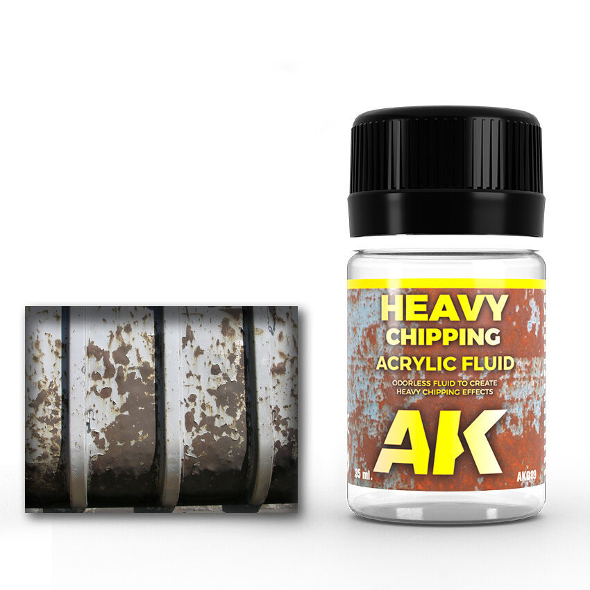 Heavy Chipping Enamel Paint AK Interactive Weathering