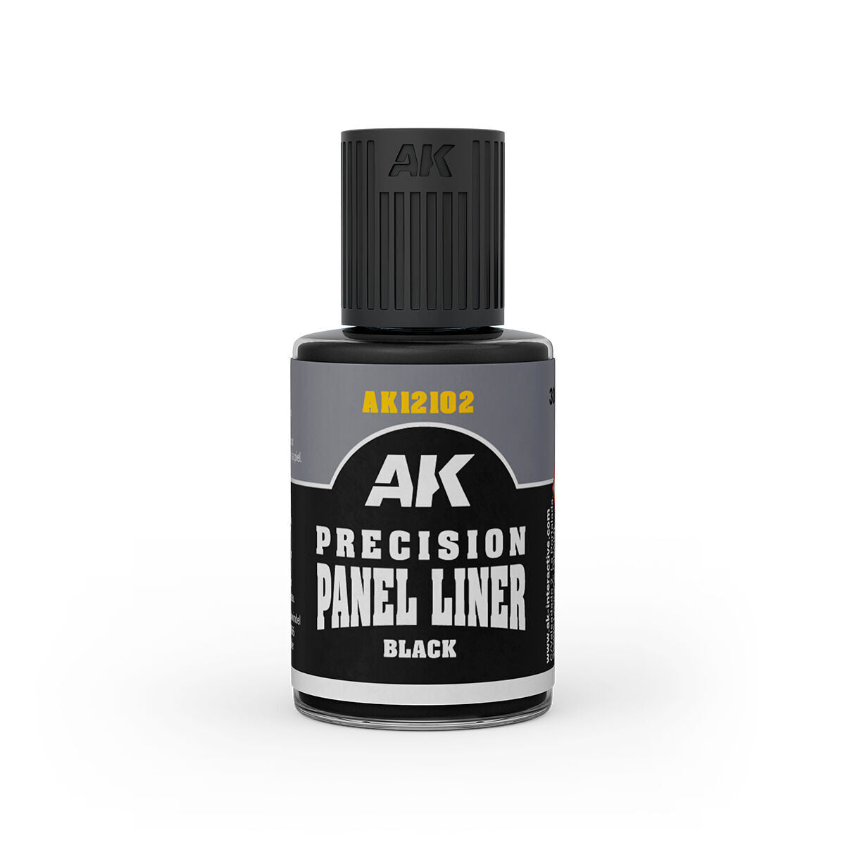 Black 30ml -Precision Paneliner - AK Interactive