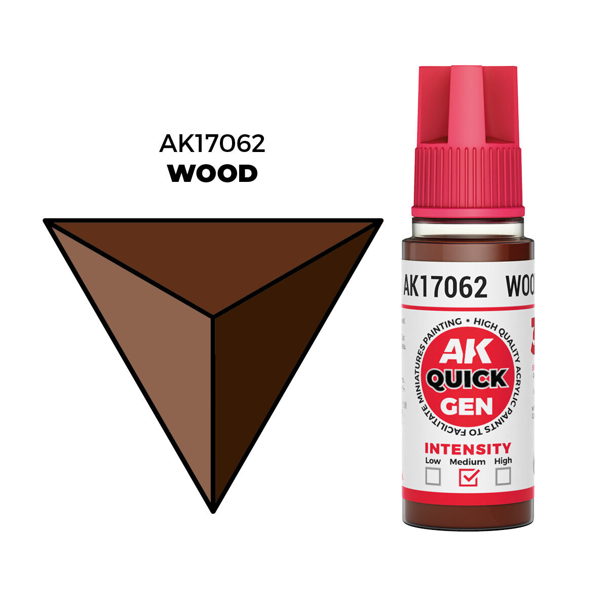Wood - 18ml Acrylic - AK Interactive Quick Gen