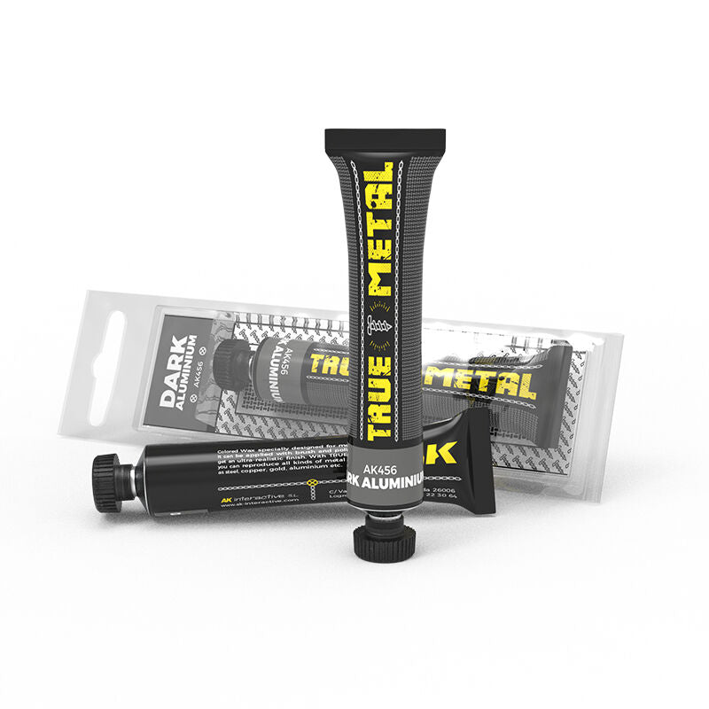 Dark Aluminium Wax  Paint- AK Interactive True Metal