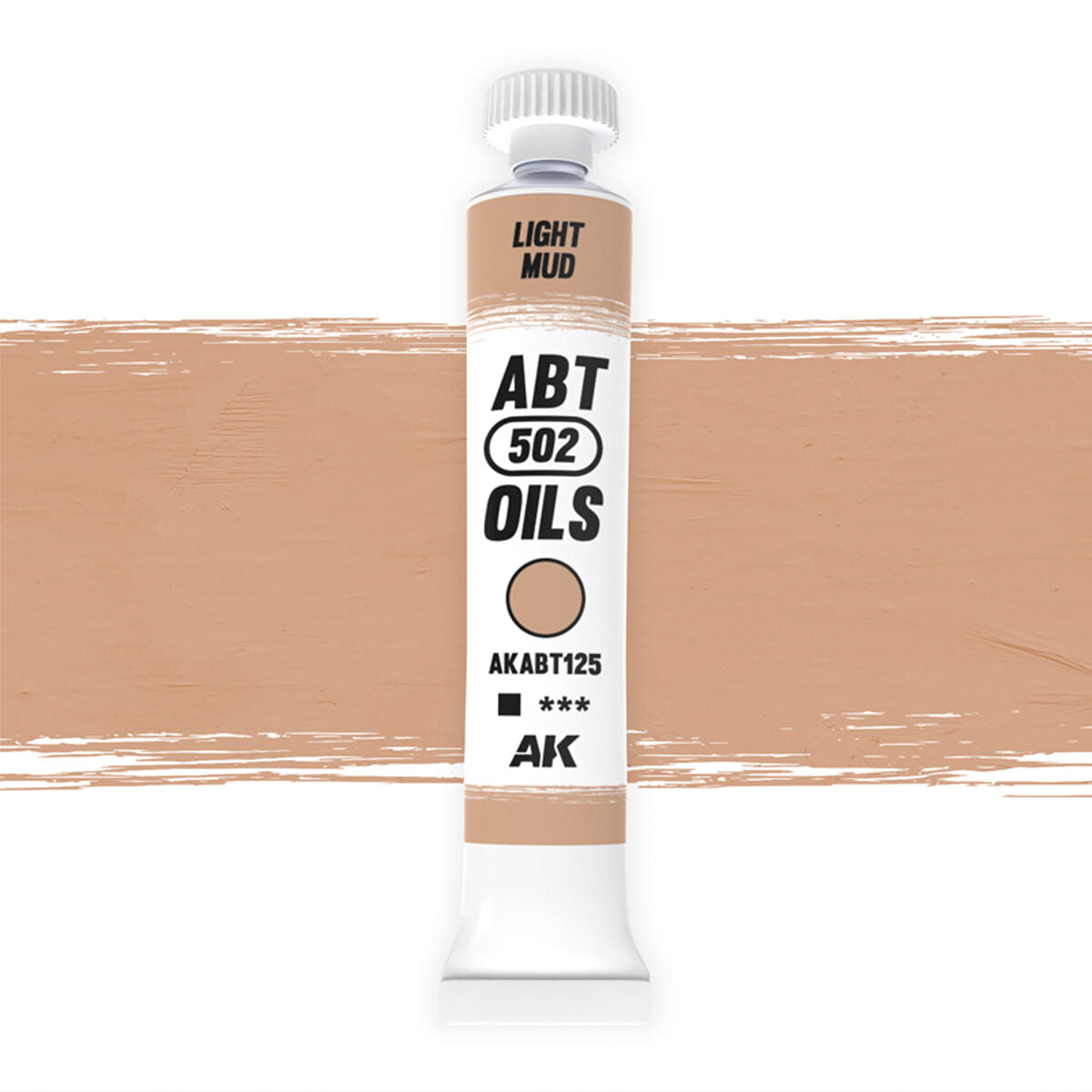 Light Mud 20ml Oil  Paint- AK Interactive ABT 502