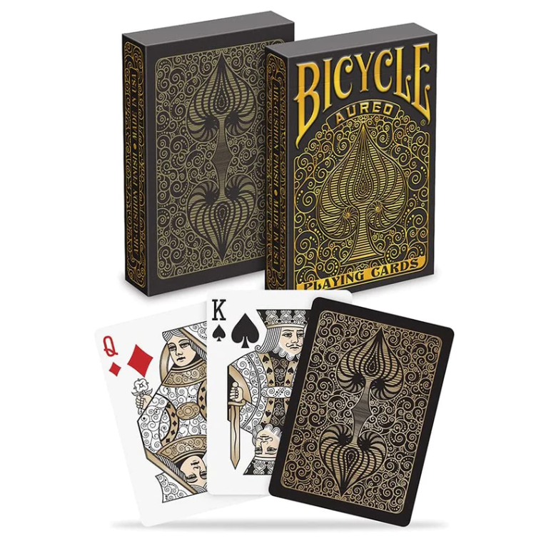 Bicycle Poker Aureo Black