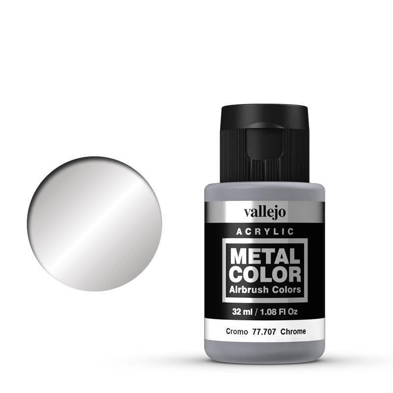 Metal Color Chrome 32 ml Acrylic Paint Vallejo