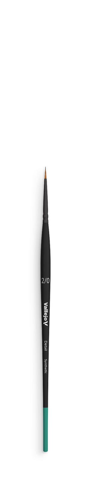Detail Round Synthetic Brush No. 2/0- Vallejo Hobby Brushes