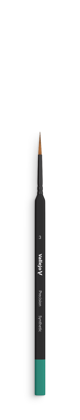 Precision Round Synthetic Brush No. 3 - Vallejo Hobby Brushes