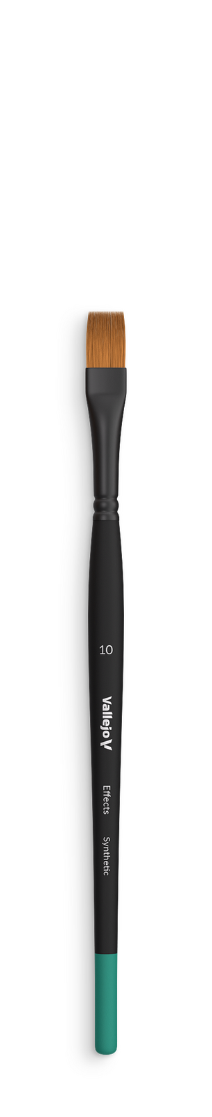Effects Flat Rectangular Synthetic Brush No. 10- Vallejo Hobby Brushes